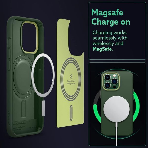 Чехол Caseology Nano Pop Mag Avo Green для iPhone 13 Pro 1847711840 фото