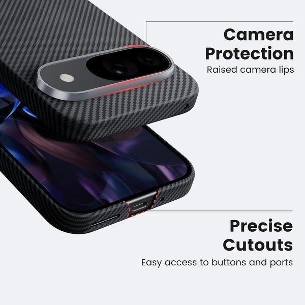 Чохол Pitaka Ultra-Slim MagSafe Black для Google Pixel 9 | 9 Pro 2395420780 фото