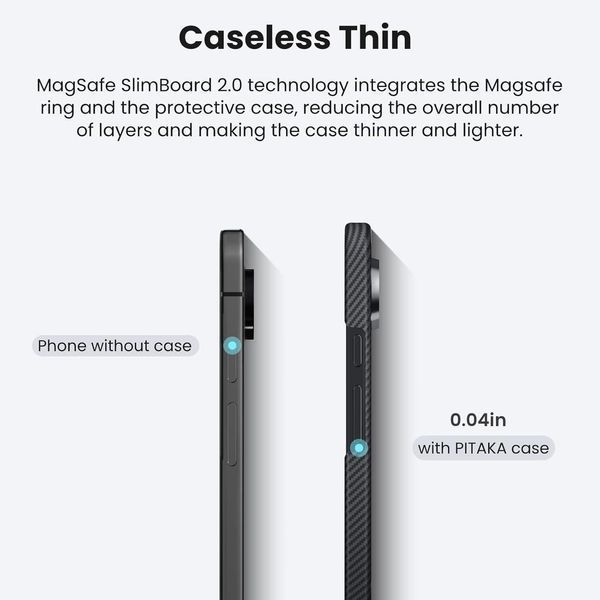 Чохол Pitaka Ultra-Slim MagSafe Black для Google Pixel 9 | 9 Pro 2395420780 фото