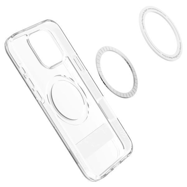 Чехол Caseology Capella Mag Kickstand Clear White Silver для iPhone 16 Pro ACS08184 ACS08184 фото