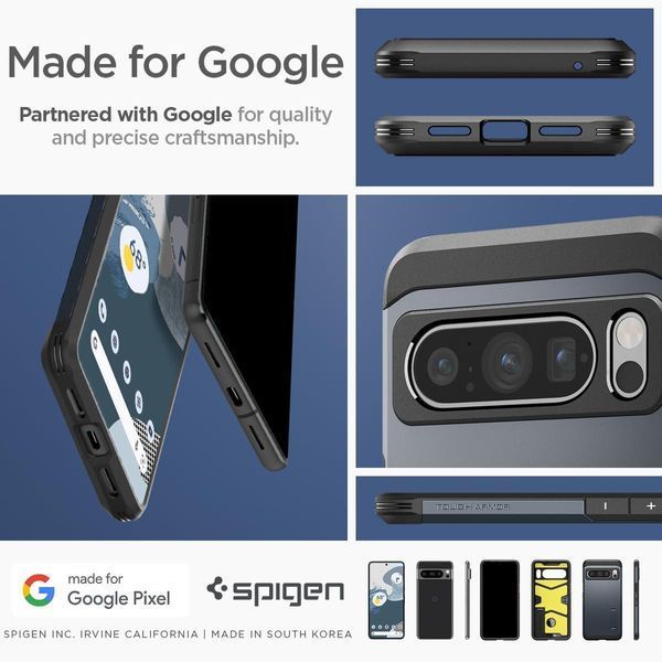 Чохол Spigen Tough Armor Metal Slate Google Pixel 8 Pro 2126985930 фото