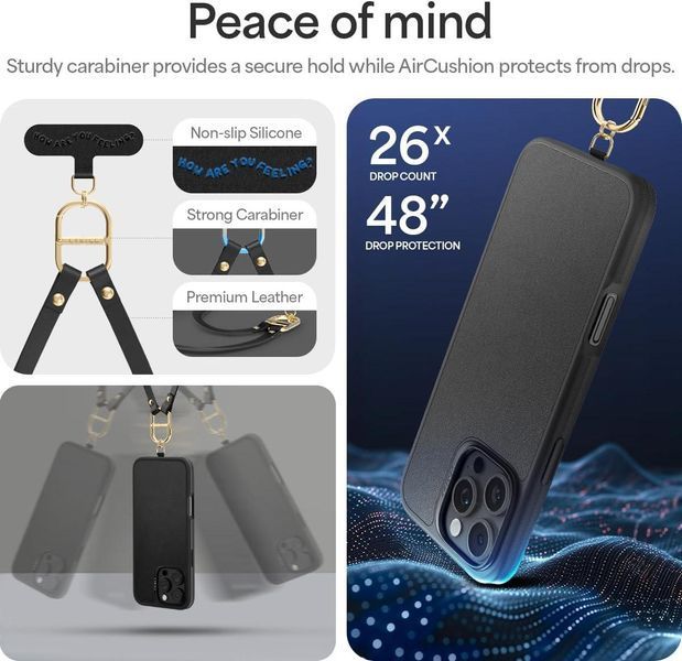 Чохол Spigen Cyrill Kajuk MagSafe Classic Charm Black для iPhone 16 Pro Max ACS08400 2510037502 фото