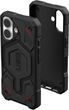Чехол UAG Monarch Pro MagSafe Carbon Fiber Black Red для iPhone 16 Plus