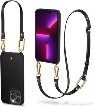 Чохол з ремінцем Spigen Cyrill Classic Charm Black с ремешком для iPhone 13 Pro ACS03582 2583097596 фото