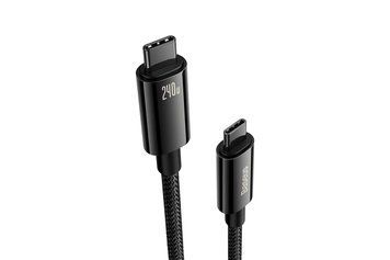 Кабель Baseus 240W PD 3.1 5A QC 4.0 Super Charge Black 2m 1892019843 фото