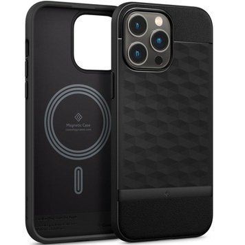 Чохол Caseology Parallax Mag Matte Black для iPhone 14 Pro 1847713218 фото