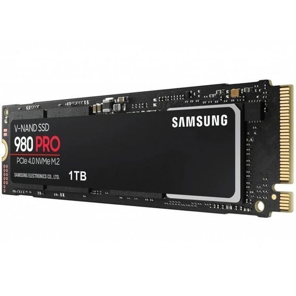 SSD накопичувач Samsung 980 Pro 1TB (MZ-V8P1T0BW), M.2 PCIe 4.0 x4 V-NAND, NEW 2023 (up to 7000/5000 MB/s)