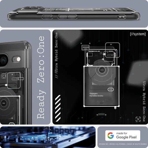 Чохол Spigen Ultra Hybrid Zero One для Google Pixel 8 2092867321 фото
