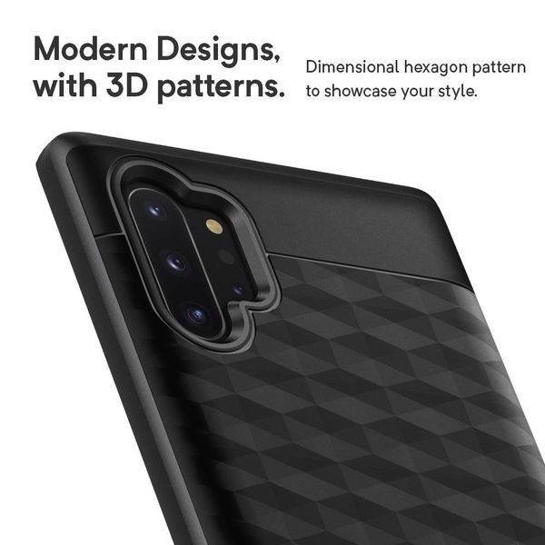 Чохол чохол Caseology Parallax Black для Samsung Galaxy Note 10+ (SM-N975) 1165563476 фото