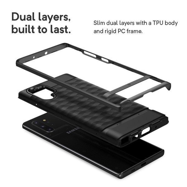 Чохол чохол Caseology Parallax Black для Samsung Galaxy Note 10+ (SM-N975) 1165563476 фото