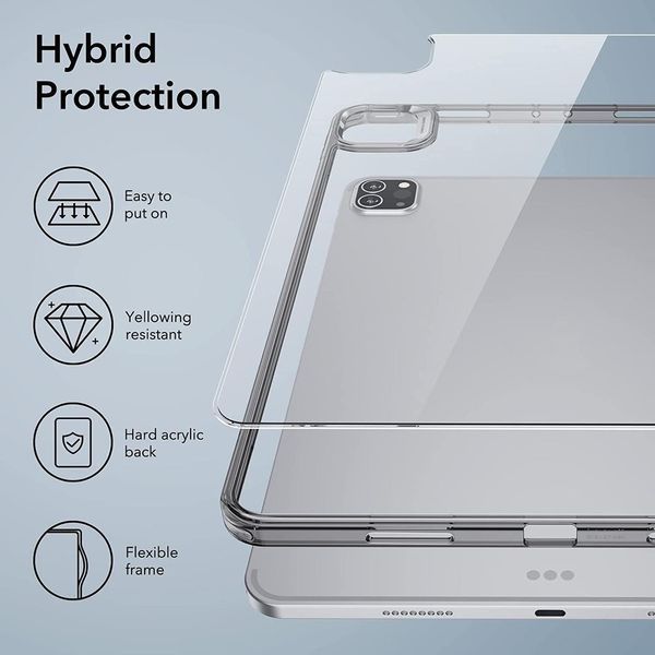 Чехол ESR Classic Hybrid Clear Black для iPad Pro 12.9" M2 (2022) | M1 (2021) 1819538234 фото