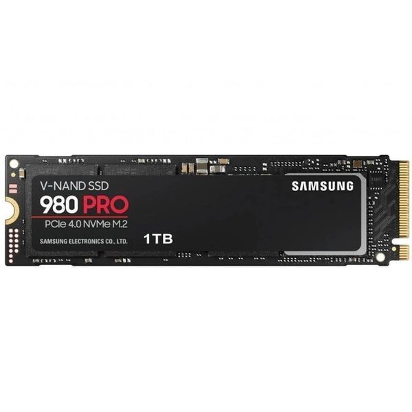 SSD накопичувач Samsung 980 Pro 1TB (MZ-V8P1T0BW), M.2 PCIe 4.0 x4 V-NAND, NEW 2023 (up to 7000/5000 MB/s)