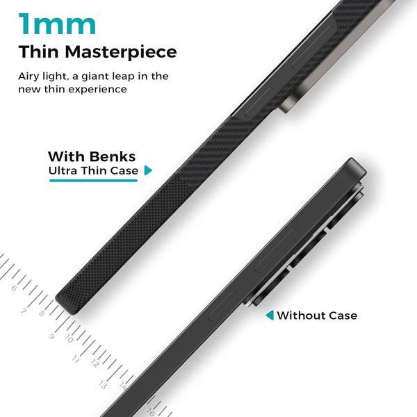 Чехол Benks Montage ArmorAir Dupont Kevlar MagSafe 600D | 1500D для Samsung Galaxy S26 Ultra 3199455815 фото