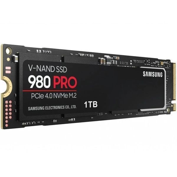 SSD накопичувач Samsung 980 Pro 1TB (MZ-V8P1T0BW), M.2 PCIe 4.0 x4 V-NAND, NEW 2023 (up to 7000/5000 MB/s)