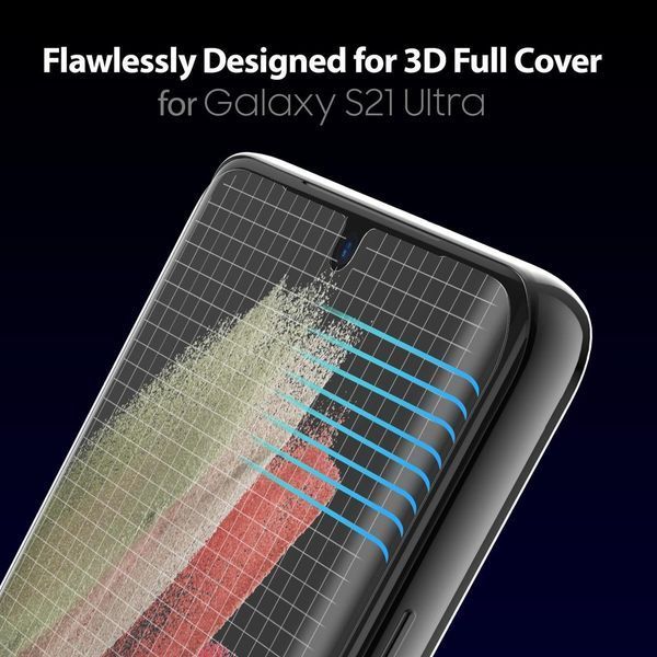 Защитное стекло Whitestone Dome Glass 4Full Solution для Samsung Galaxy S21 Ultra