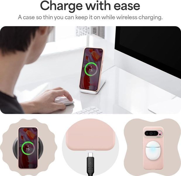 Чехол Spigen Cyrill Ultra Color Pale Pink для Google Pixel 9 Pro XL ACS07752 2498248514 фото