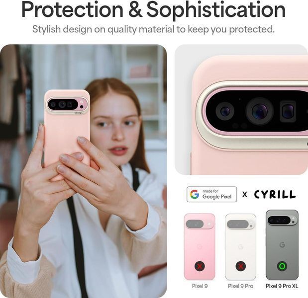 Чехол Spigen Cyrill Ultra Color Pale Pink для Google Pixel 9 Pro XL ACS07752 2498248514 фото