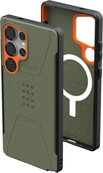 Чохол UAG Civilian Magsafe Olive Drab для Samsung Galaxy S25 Ultra 2833929984 фото