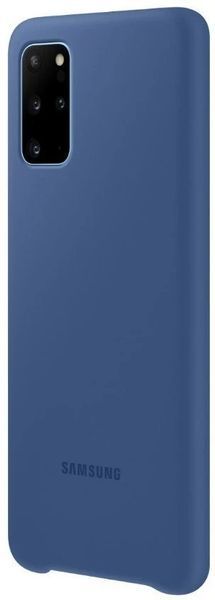 Оригинальный чехол Samsung Silicone Cover Navy для Galaxy S20 Plus SM-G985