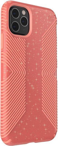 Чехол Speck Presidio Grip + Glitter Lilypink Glitter | Papaya Pink для iPhone 11 Pro Max