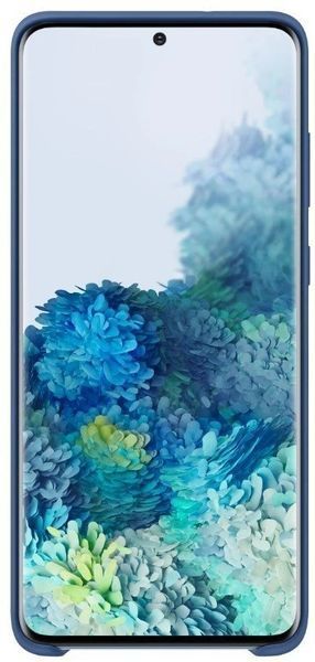 Оригинальный чехол Samsung Silicone Cover Navy для Galaxy S20 Plus SM-G985
