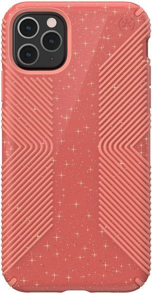 Чехол Speck Presidio Grip + Glitter Lilypink Glitter | Papaya Pink для iPhone 11 Pro Max