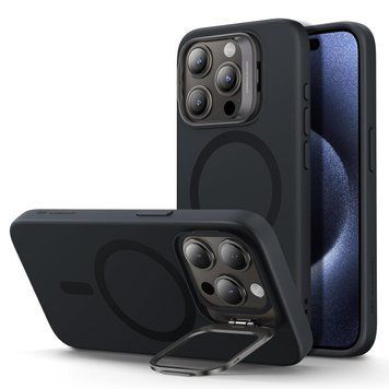 Чохол ESR Cloud Soft With Stash Stand Black для iPhone 15 Pro 2047757811 фото