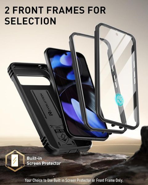 Противоударный чехол 360&deg; Poetic Revolution Series Black для Google Pixel 9 | 9 Pro 2337950250 фото