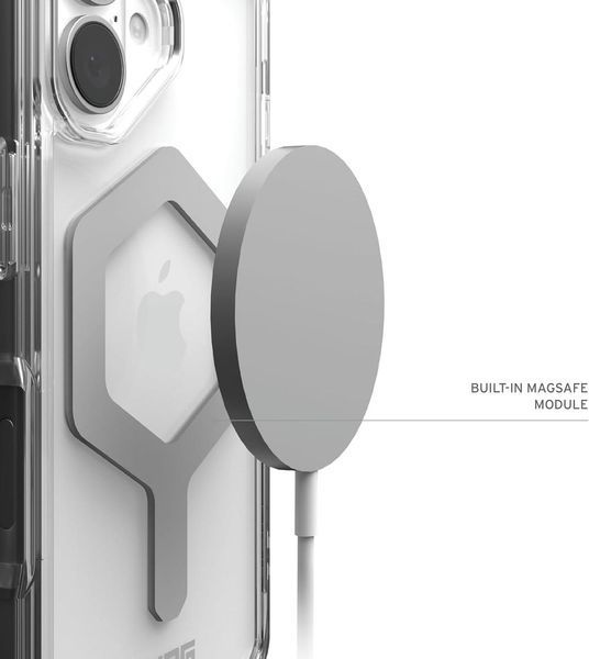 Чохол UAG Plyo Series MagSafe Ice Silver для iPhone 16 3031817931 фото