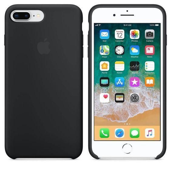 Чохол Apple Leather Case Black (MQH72ZM/A) для iPhone 7 Plus | 8 Plus 1148575393 фото