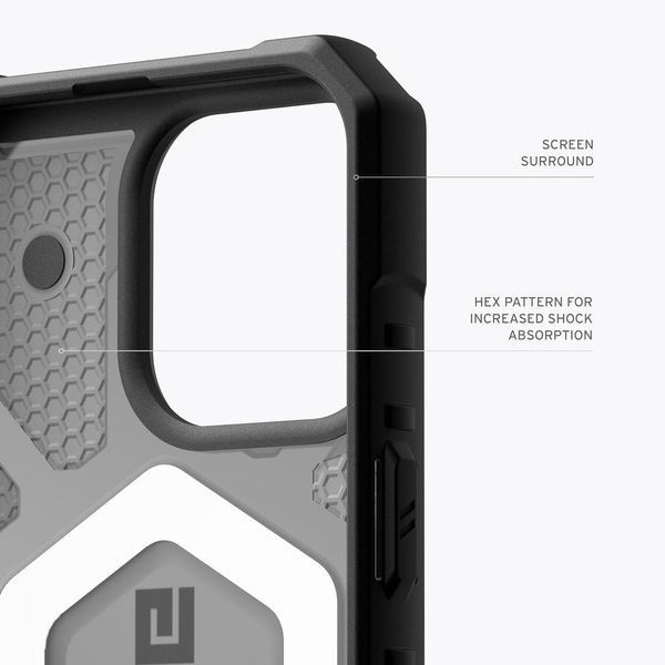 Чехол UAG Pathfinder MagSafe Ash Black для iPhone 15 Pro 2465728110 фото