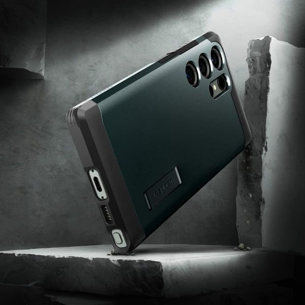Чехол Spigen Tough Armor Abyss Green для Samsung Galaxy S23 Ultra SM-S918 ACS05625