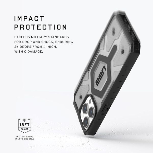 Чехол UAG Pathfinder MagSafe Ash Black для iPhone 15 Pro 2465728110 фото