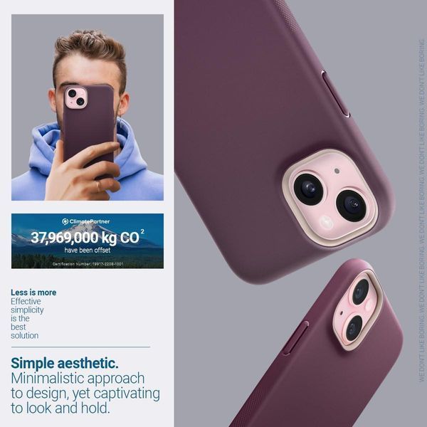 Чохол Caseology Nano Pop Mag Burgundy Bean для iPhone 15 ACS06825 2000743646 фото