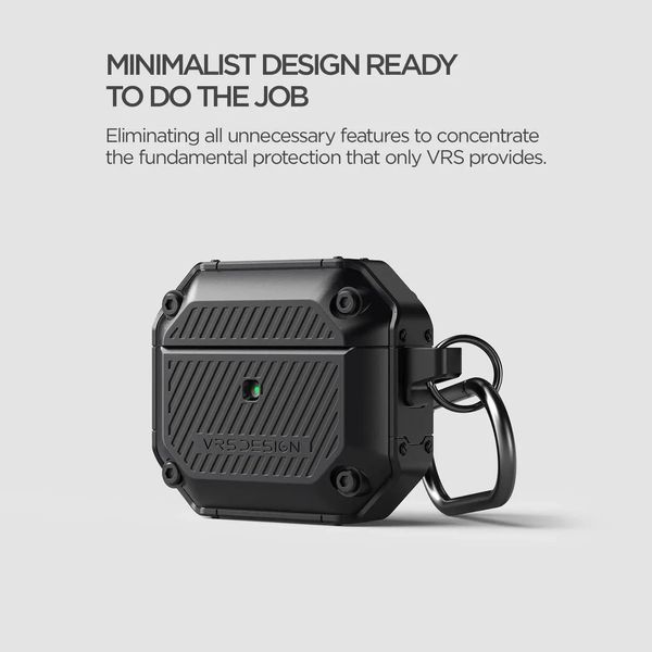 Чохол VRS Active Fit Metal Black для AirPods 3 1708552037 фото