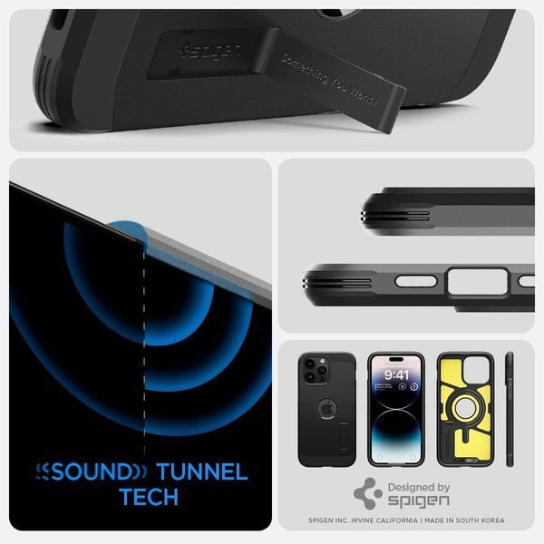 Чехол Spigen Tough Armor with MagSafe Black для iPhone 14 Pro Max 1819593445 фото