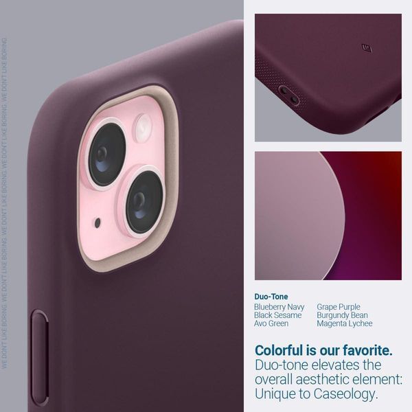 Чохол Caseology Nano Pop Mag Burgundy Bean для iPhone 15 ACS06825 2000743646 фото