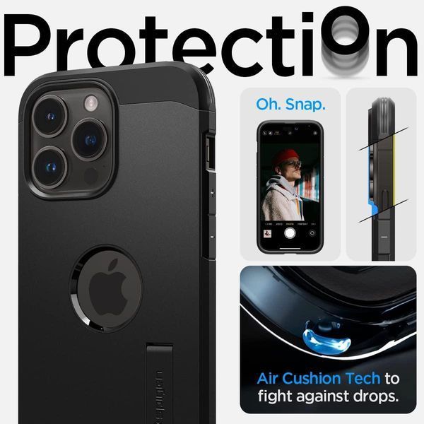 Чехол Spigen Tough Armor with MagSafe Black для iPhone 14 Pro Max 1819593445 фото
