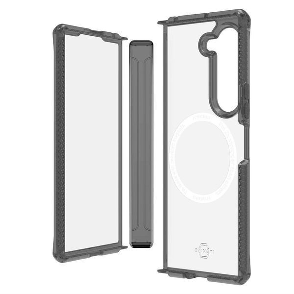 Захисний чохол ItSkins Hybrid R Hinge MagSafe Clear Smoke для Samsung Galaxy Fold 6
