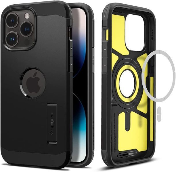 Чехол Spigen Tough Armor with MagSafe Black для iPhone 14 Pro Max 1819593445 фото