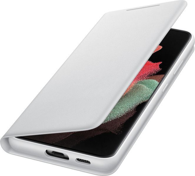 Чехол Samsung Smart LED View Cover Light Gray для Galaxy S21 Ultra SM-G998 1893471938 фото