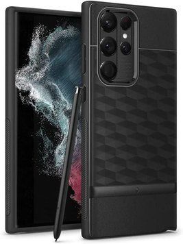 Чохол Caseology Parallax Matte Black для Samsung Galaxy S22 Ultra SM-S908 ACS03939 1764376632 фото