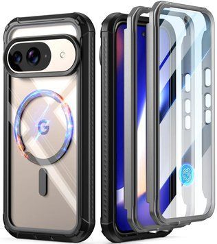 Захисний чохол 360&deg; Poetic Guardian MagSafe Clear Black для Google Pixel 10 | 10 Pro 2800138056 фото