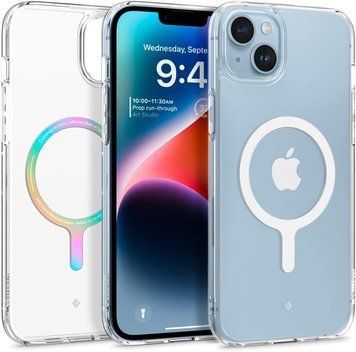 Чехол Caseology Capella Mag Clear White для iPhone 13 | iPhone 14 1794296848 фото