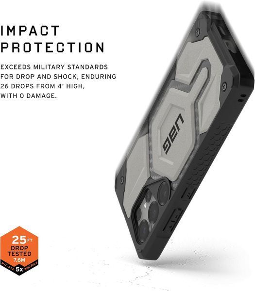 Чохол UAG Monarch Pro Magsafe Titanium для Samsung Galaxy S25 Ultra 2834033720 фото