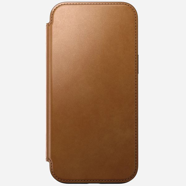 Чохол Nomad Modern Leather Case Folio English Tan для iPhone 16 Pro Max 3143867636 фото