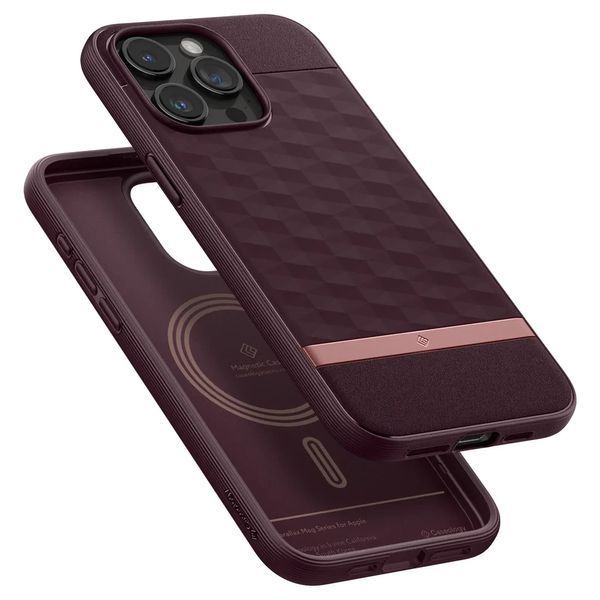 Чохол Caseology Parallax Mag Burgundy для iPhone 15 Pro Max ACS06616 2026357356 фото