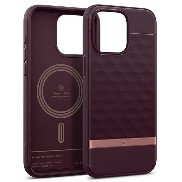 Чохол Caseology Parallax Mag Burgundy для iPhone 15 Pro Max ACS06616 2026357356 фото