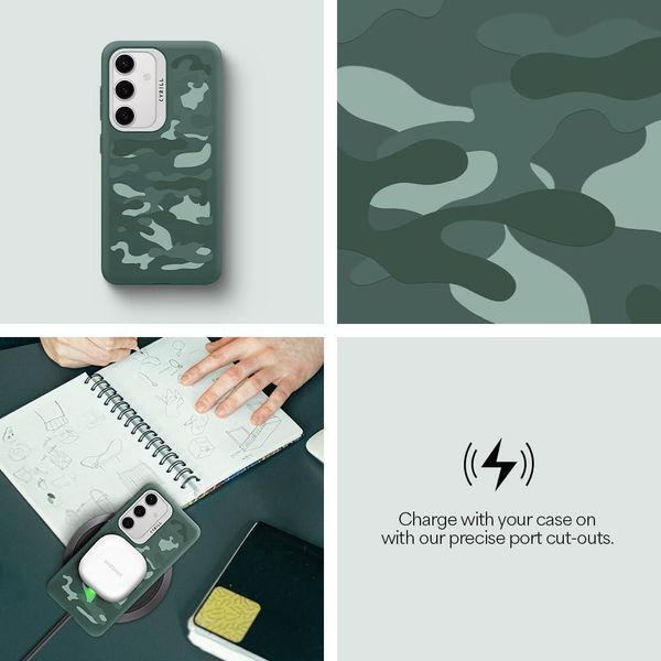 Чохол Spigen Cyrill Ultracolor Military Camo Khaki для Samsung Galaxy S24 SM-S921 ACS07366 2501043262 фото