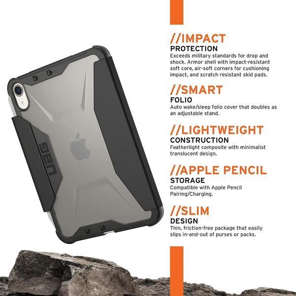 Чохол для планшета UAG Plyo Series Black для iPad Mini 6 | 7 (2021 | 2024) 2479175239 фото